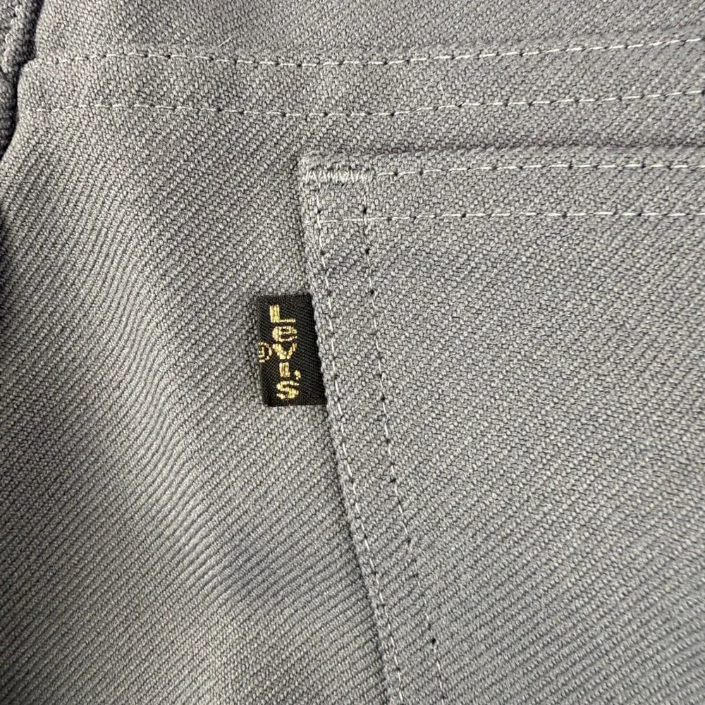 Vintage Levis‎ Pants Mens Fits 34x33 Gray 517 Sta Prest 70s Dacron Made in USA